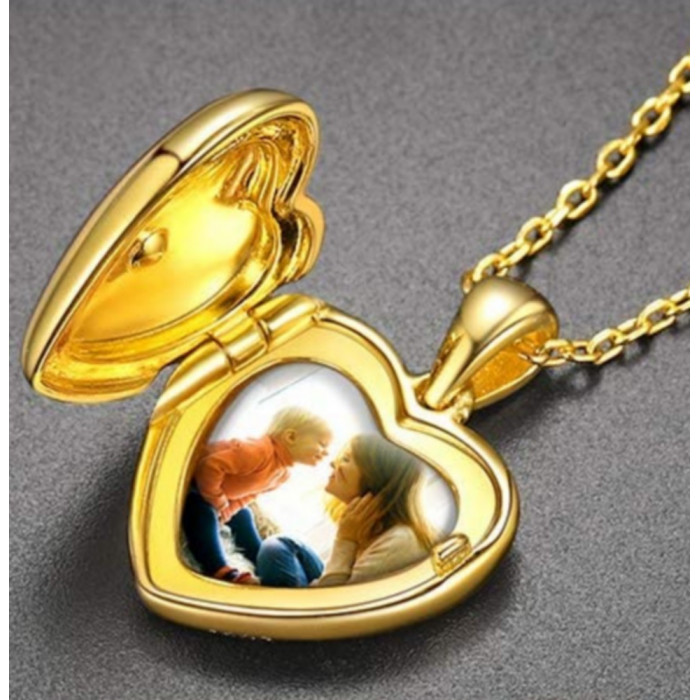 Pendentif cœur personnalisable photo
