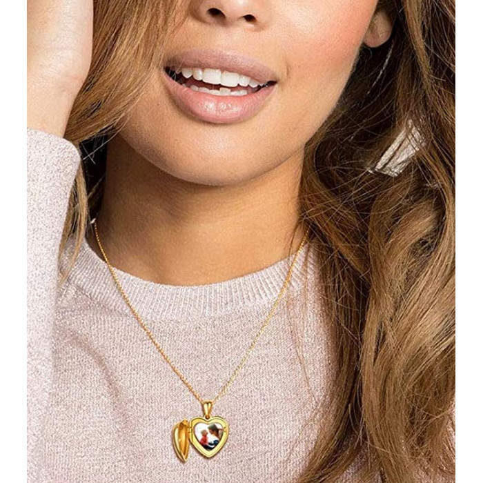 Pendentif cœur personnalisable photo