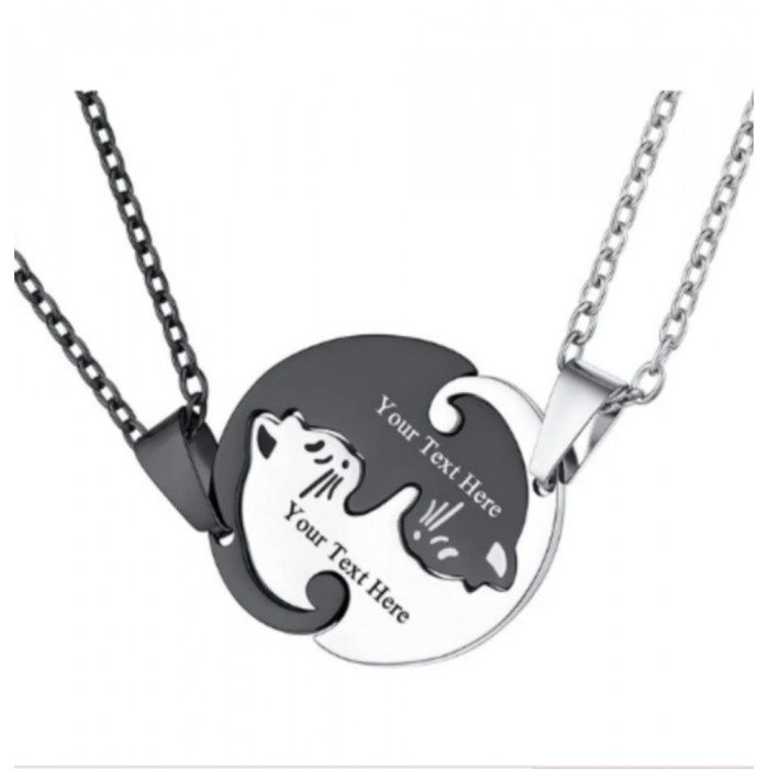 KORALIE Pendentif couple personnalisable
