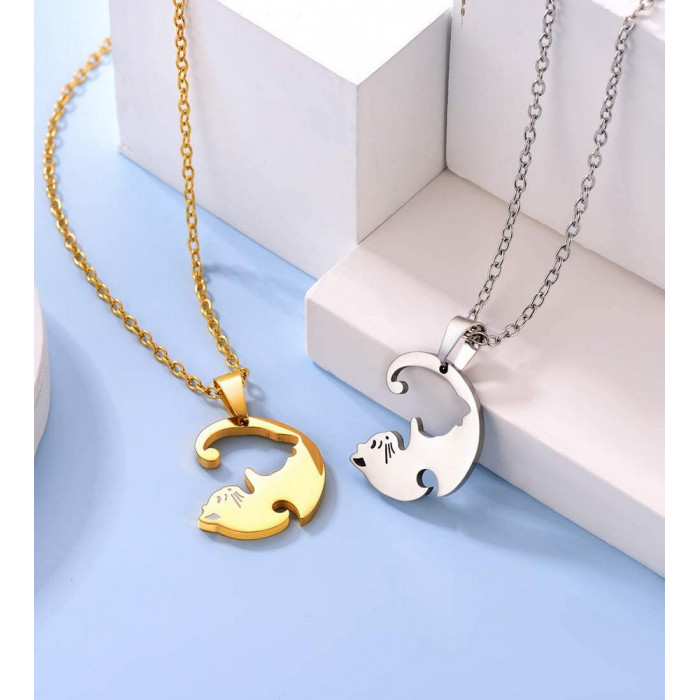 KORALIE Pendentif couple personnalisable