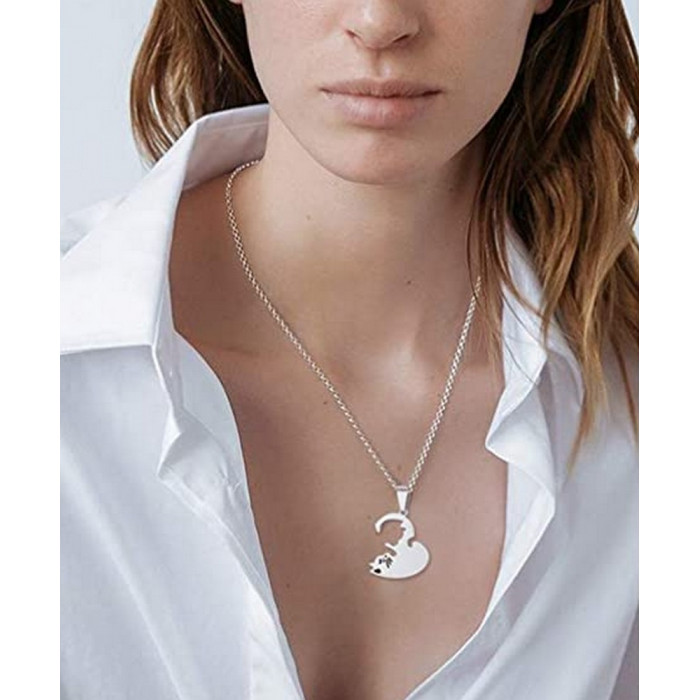 CONSTANSA Pendentif couple personnalisable