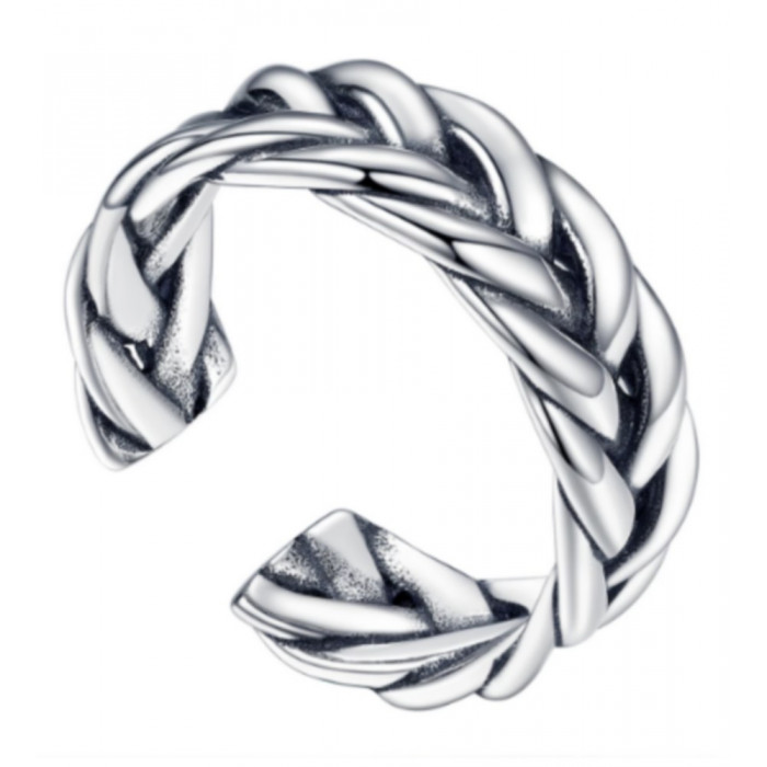 Bague tressée pour homme et femme