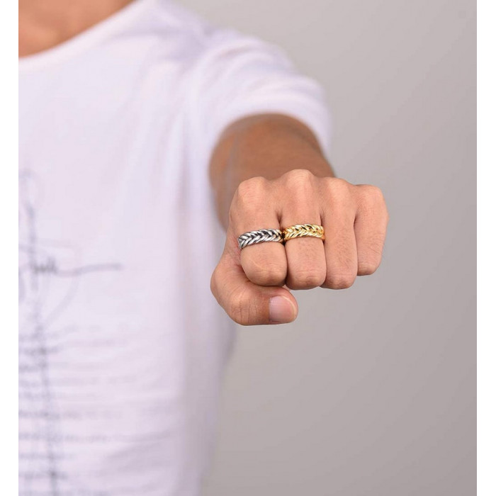 Bague tressée pour homme et femme
