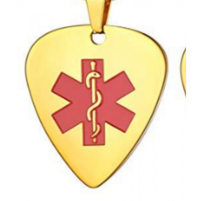 Pendentif médical personnalisable