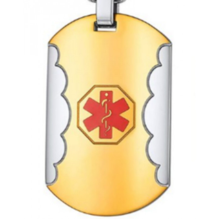 Pendentif médical en Acier inoxydable