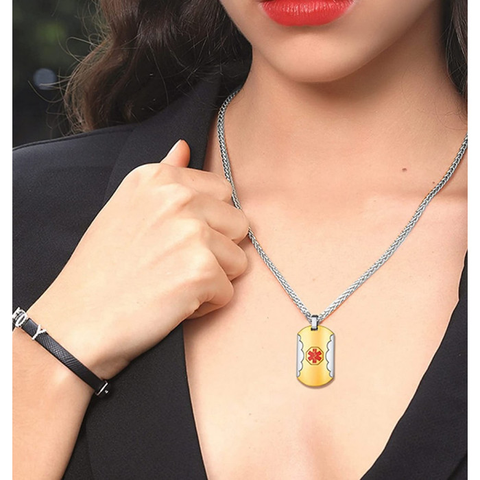 Pendentif médical en Acier inoxydable