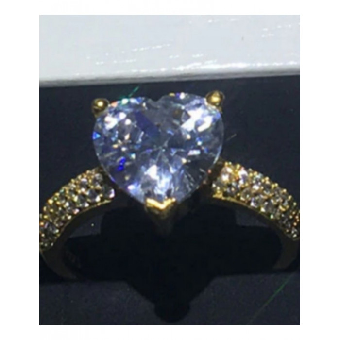 ORIANA Bague Cœur en Argent