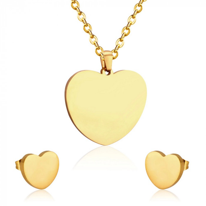 Parure de bijoux Cœur 2...