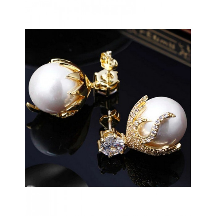 ANDREA Boucles d'oreilles en plaqué or