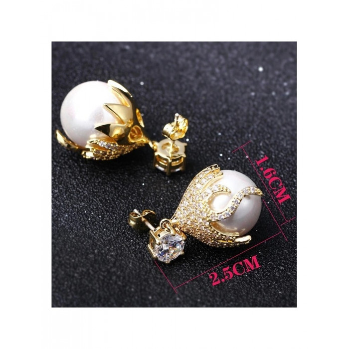 ANDREA Boucles d'oreilles en plaqué or