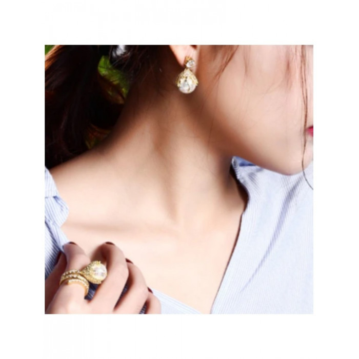 ANDREA Boucles d'oreilles en plaqué or