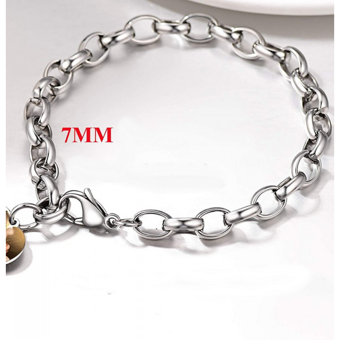 Bracelet cœur personnalisable photo