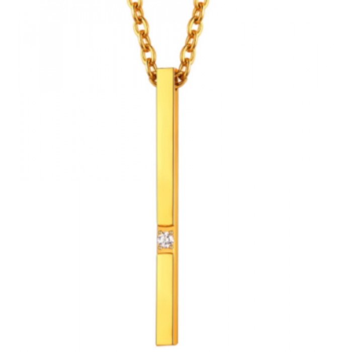 Pendentif en Acier avec gravure