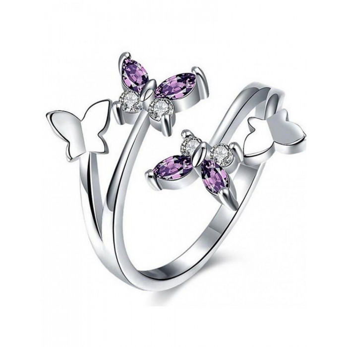 DORA Bague Papillon Femme