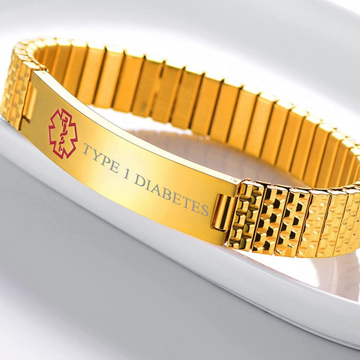Bracelet homme en acier avec gravure
