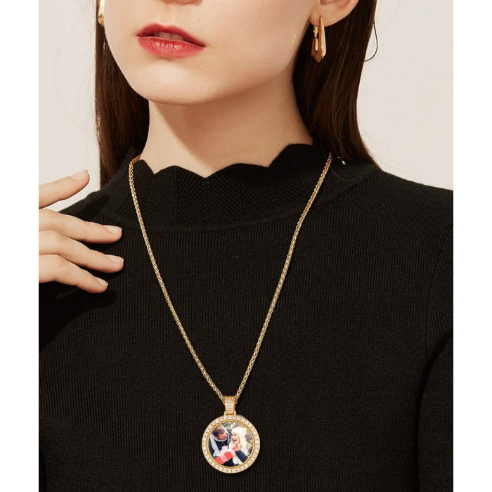 Sublime pendentif personnalisable photo