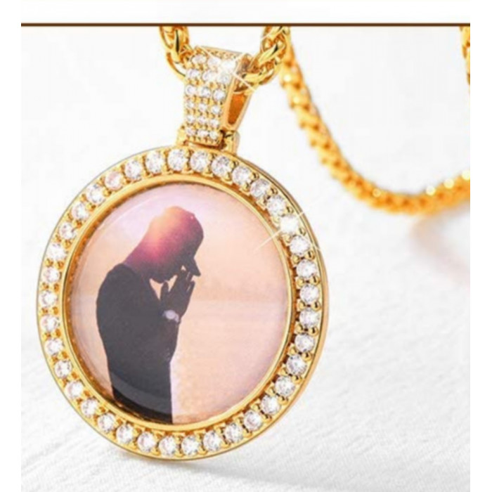 Sublime pendentif personnalisable photo