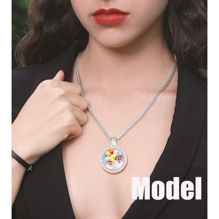 Jolie pendentif personnalisable photo