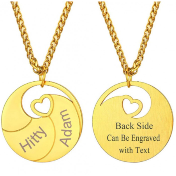 Pendentif personnalisable cœur