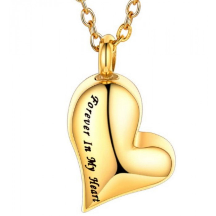 Pendentif cœur avec gravure