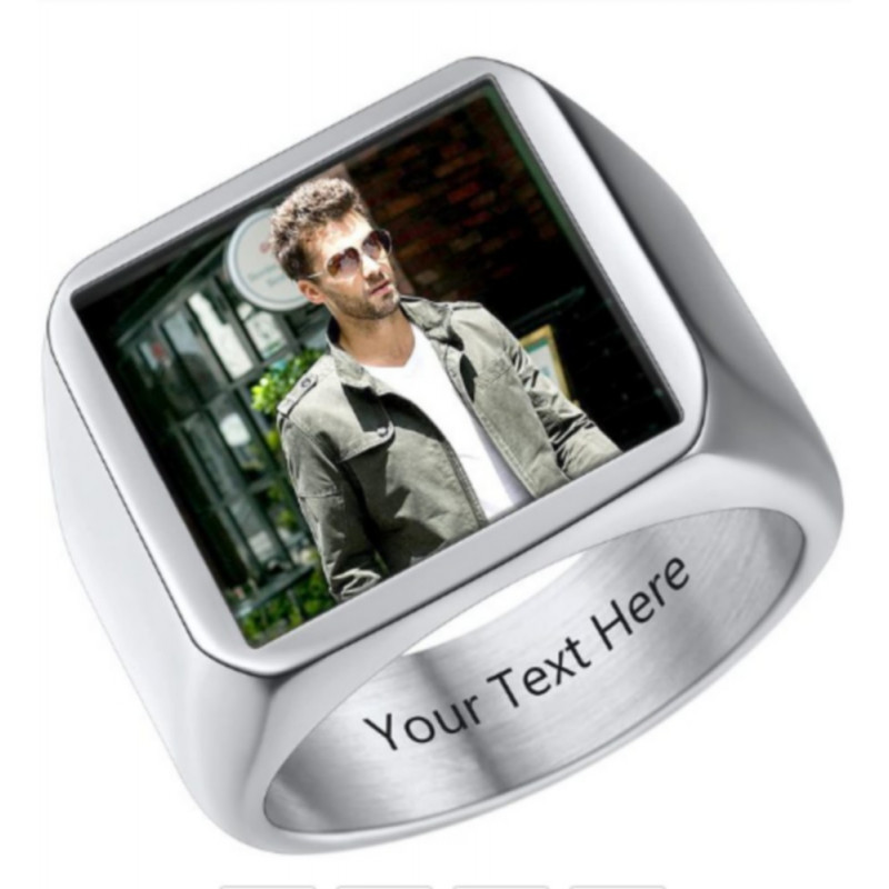 Chevalière pour homme personnalisable