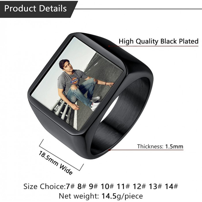 Chevalière pour homme personnalisable