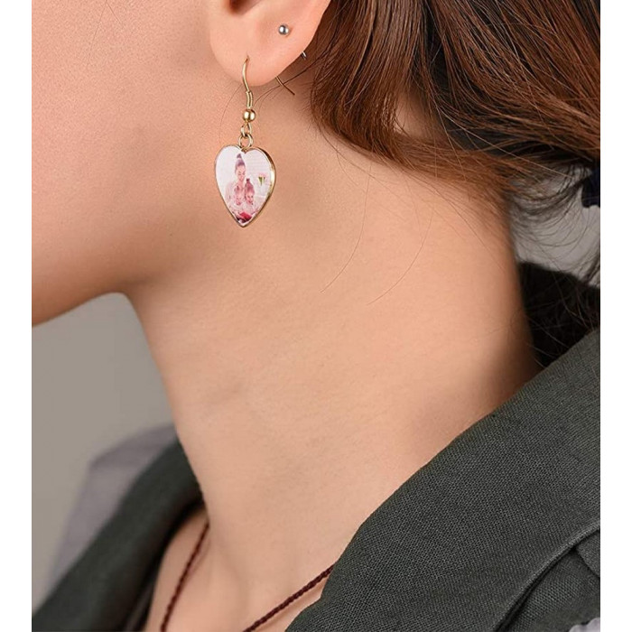 Boucles d'oreilles Cœur personnalisable
