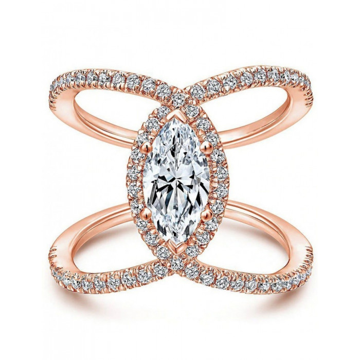 RIANA Bague Femme en Argent