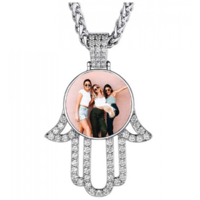 Pendentif main personnalisable