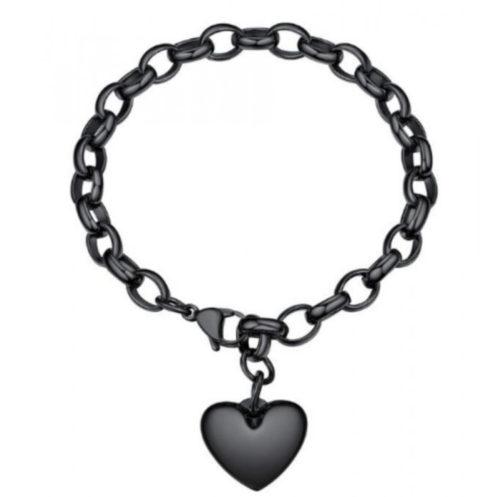 Bracelet avec cœur en plaqué Or