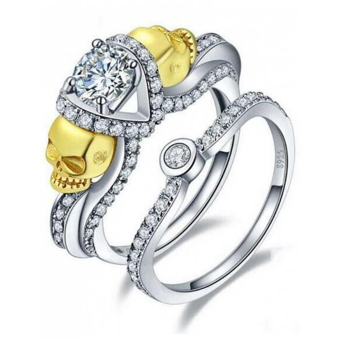 ELEANORE Bague Double en Argent