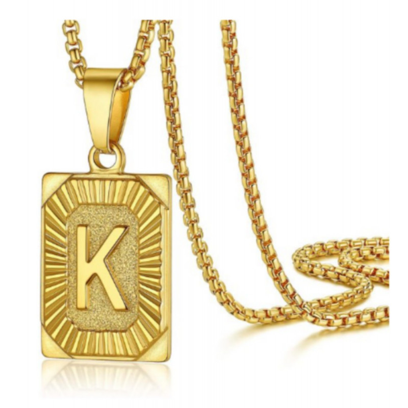Pendentif lettre alphabet