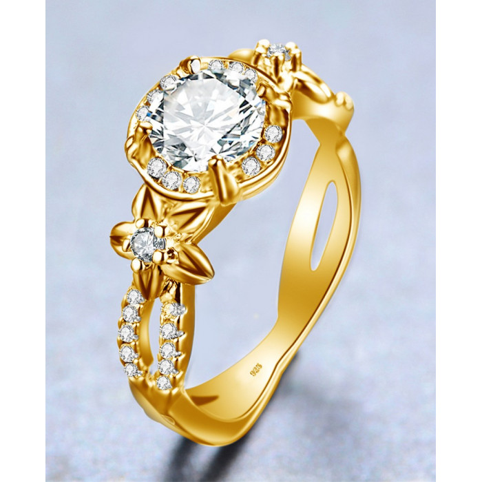 MELANIA Bague Moissanite en Argent
