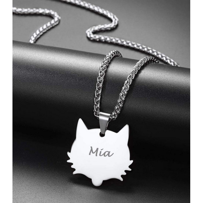 Pendentif Chaton gravé