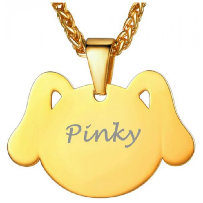 Pendentif Lapine gravé
