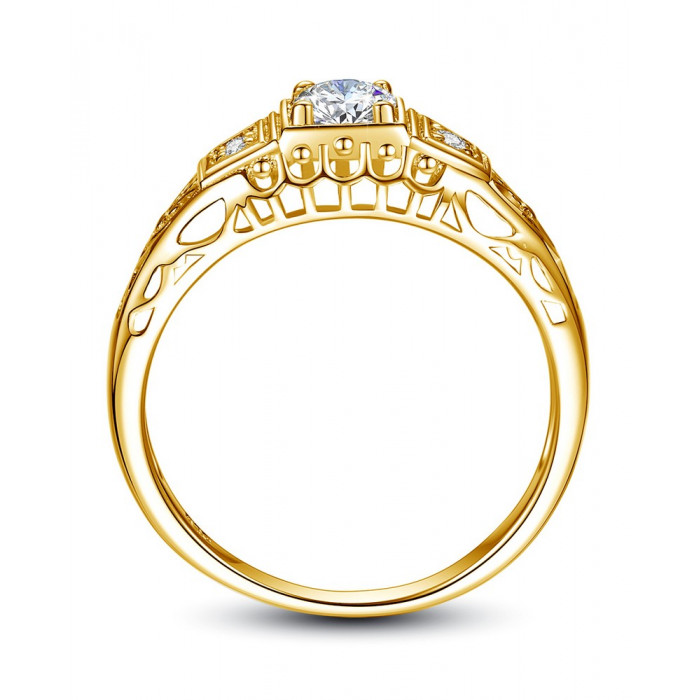 ODILIA Bague Moissanite en Argent