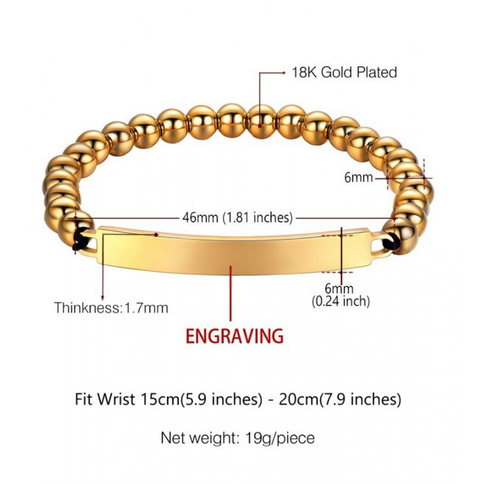 Bracelet en acier inoxydable