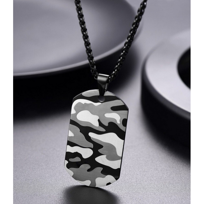 Pendentif militaire avec gravure
