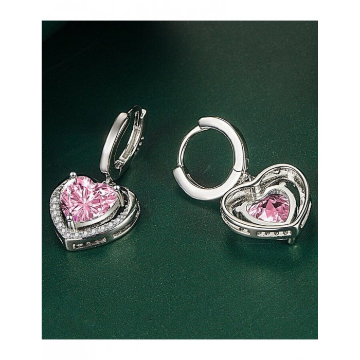 Elly Boucles d'oreilles Cœur pour Femme