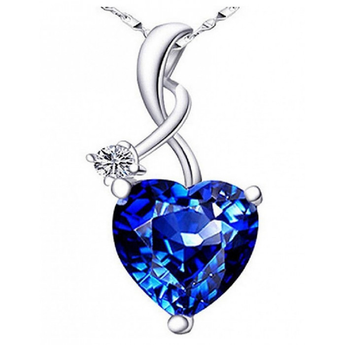 Valentina Pendentif Cœur en Argent