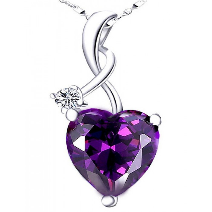 Valentina Pendentif Cœur en Argent