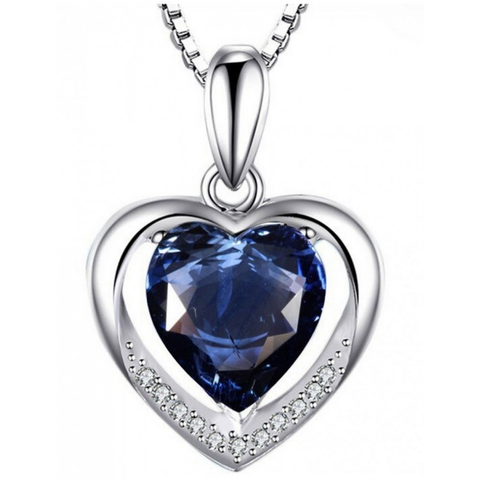 Livia Pendentif Cœur en Argent