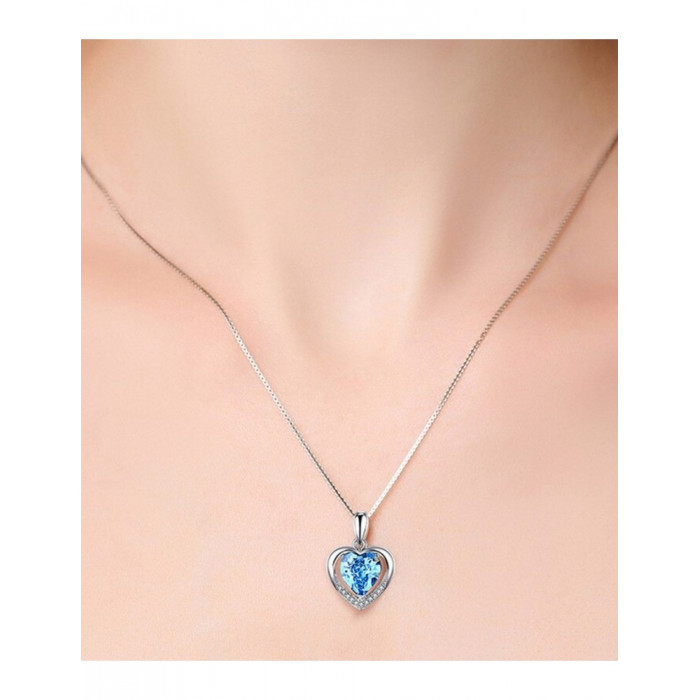 Livia Pendentif Cœur en Argent