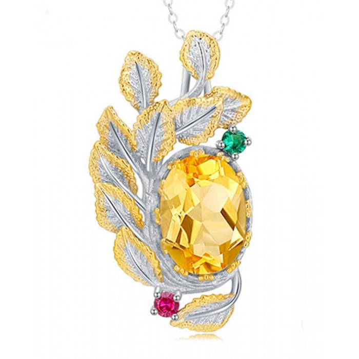 KRISTEEN Pendentif Citrine...