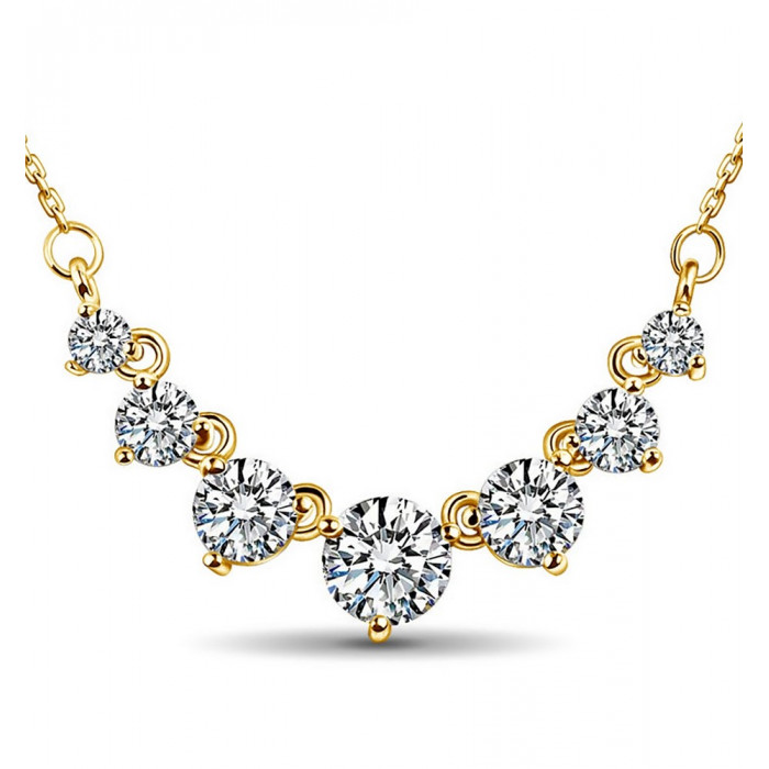 Collier Moissanite en Argent