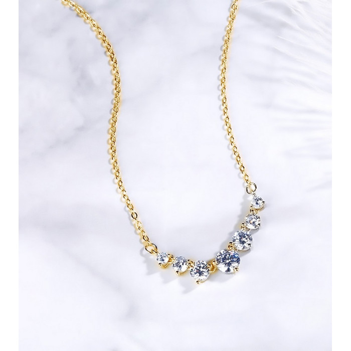 Collier Moissanite en Argent