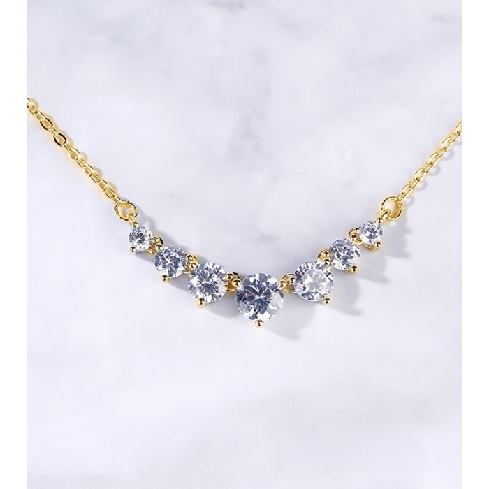 Collier Moissanite en Argent