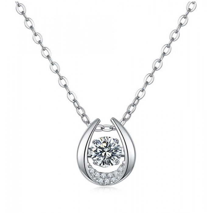 Pendentif  Moissanite en...