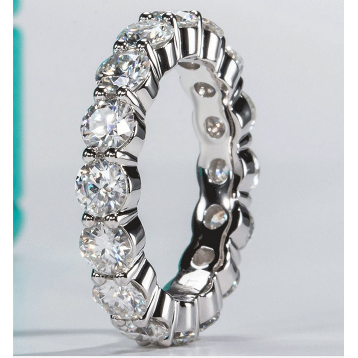 Alliance Moissanite en Argent