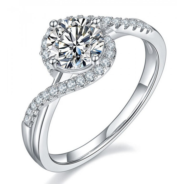 Bague Moissanite femme